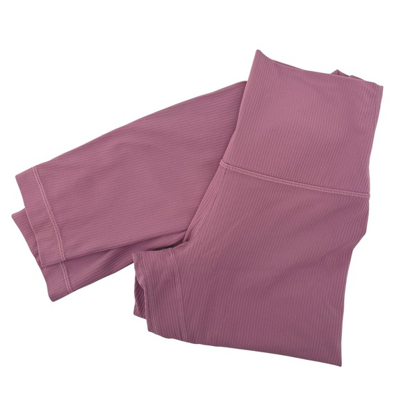 Lululemon Align Ribbed High Rise Leggings Velvet Dust W5FJTS Inseam 25" Size 4 - Picture 4 of 8